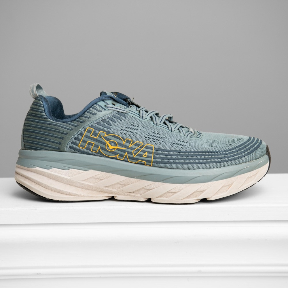 Hoka Bondi 6 Mens 11.5 Wide Athleisure Chunky Sneakers GorpCore Max Cushion